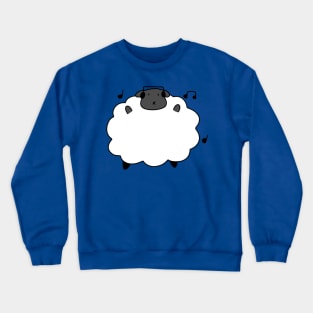 Dancing Headphones Sheep Crewneck Sweatshirt